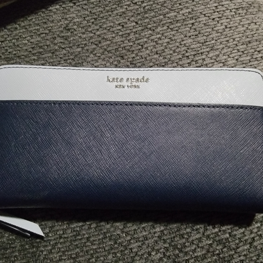 Kate Spade Blue and Gray Wallet
